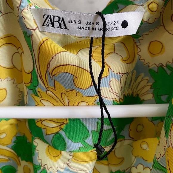 Zara floral print wrap dress - Picture 10 of 12